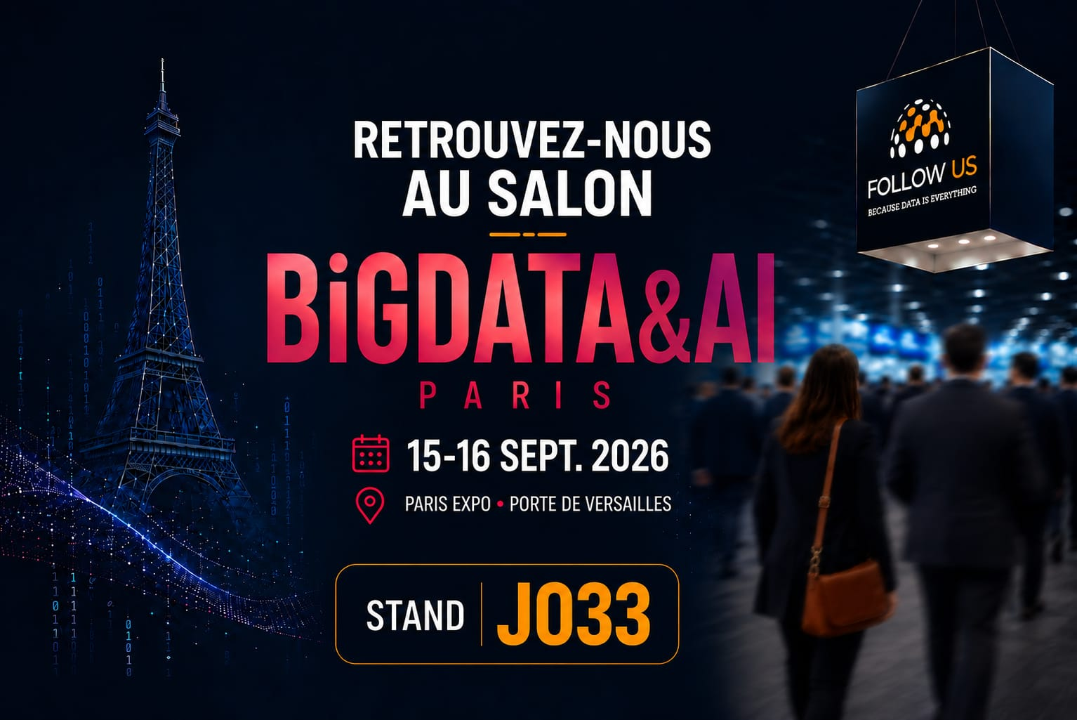Follow Us au salon Big Data & AI Paris